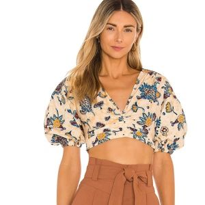 NWT A.L.C Rylan Top in Apricot Size 4